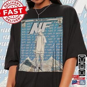 Nf Comic Shirt 90S   Book Art Hope Album World Tour Ticket  Graphic Tee